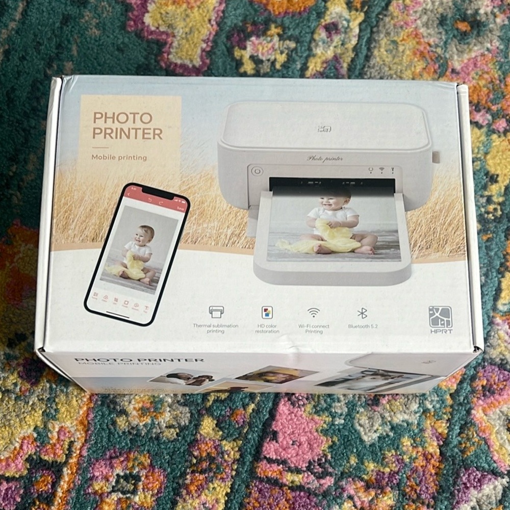 Photo Printer via phone! Never opened